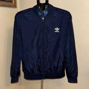 Adidas Navy Blue Bomber Jacket